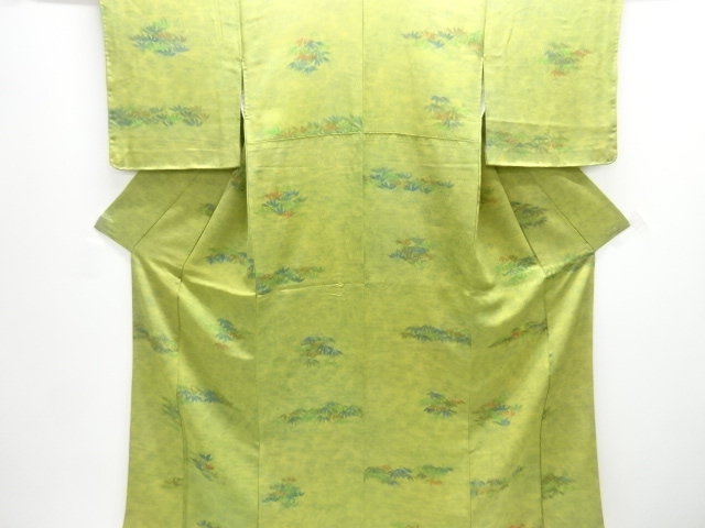 JAPANESE KIMONO / UNUSED KOMON / BAMBOO GRASS